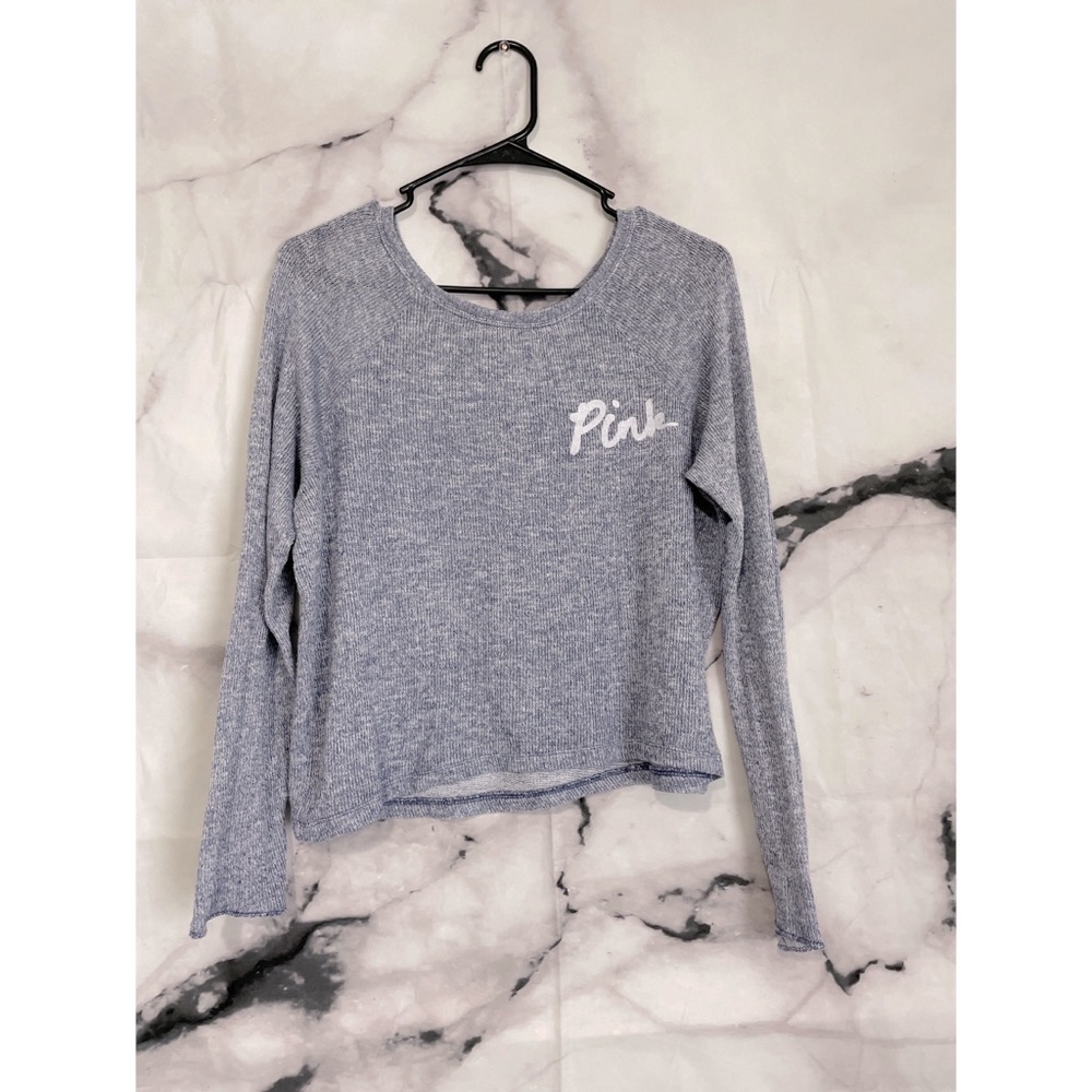 PINK Off Shoulder Sweater